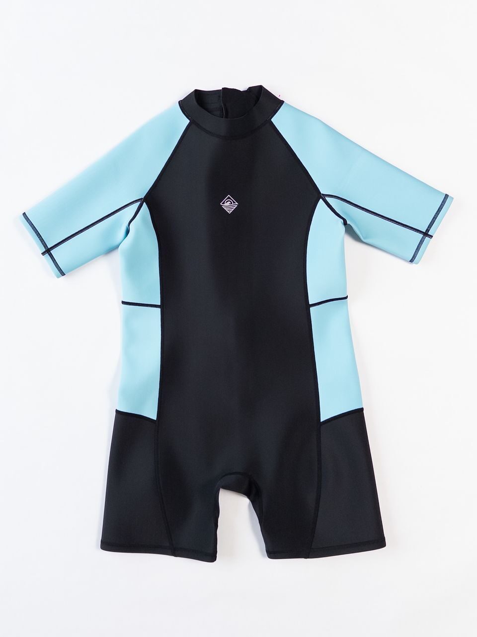 Неопреновый детский гидрокостюм  для мальчика цвет черный/голубой на рост 152 см 11-12 лет Primark