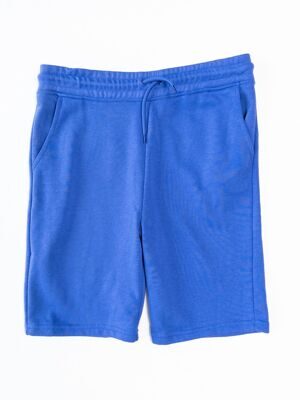 Шорты трикотажные для мальчика с утягивающим шнурком в поясе и карманами цвет синий рост 152 см Primark