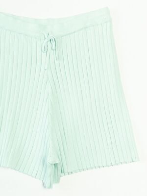 Шорты из вискозы для девочки с регулируемым шнурком в поясе цвет мятный рост 152 см H&M