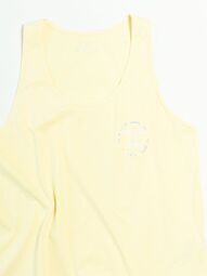 Майка женская цвет светло-желтый с текстовым принтом размер EUR 42/44 (rus 48-50) Primark