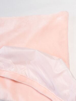 Наволочка плюшевая непромокаемая цвет светло-розовый размер 46х75 см Primark