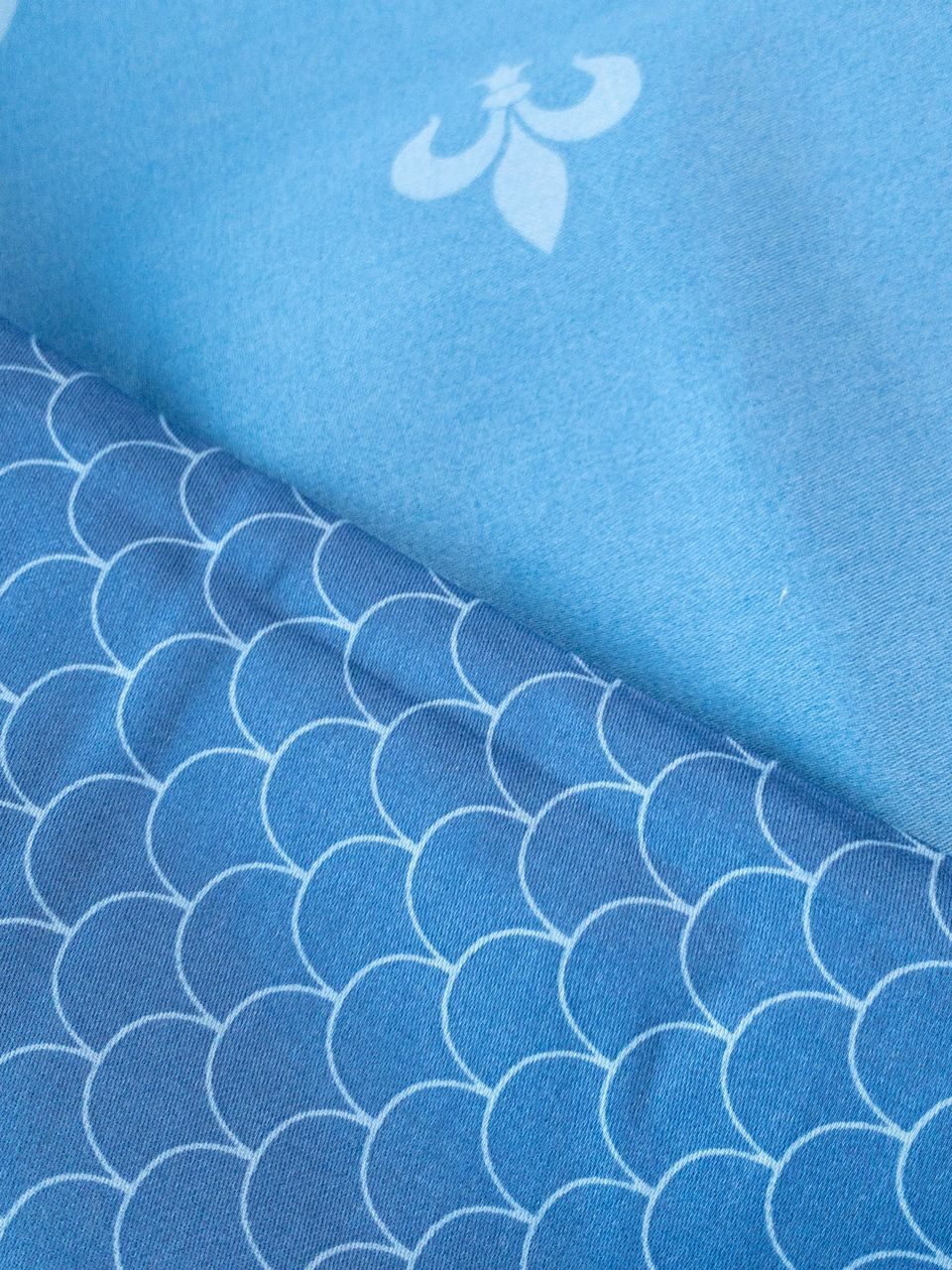 Комплект постельного белья хлопковый на молнии пододеяльник размер 150х220 см + наволочка 1 шт размер 80х80 см цвет синий/узор LIV&BO