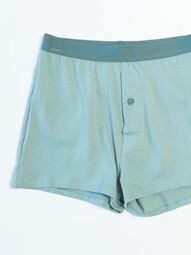 Трусы-шорты хлопковые для мальчика с гульфиком цвет зеленый рост 146-152 см George