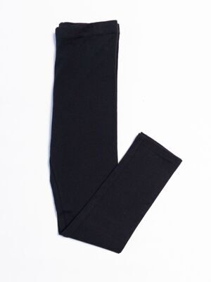 Леггинсы хлопковые для девочки цвет черный на рост 122 см H&M