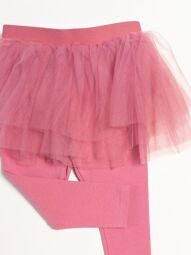 Леггинсы с фатиновой юбкой (4 слоя) для девочки цвет розовый рост 98 см Primark