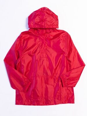 Дождевик-анорак   компактный складывается в карман  на липучках  цвет красный рост 158-164 см (rus XS) George