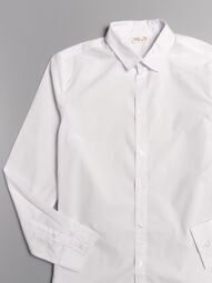 Рубашка с длинным рукавом на пуговицах цвет белый рост 164 см 14+ лет OVS