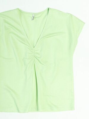 Блуза из смеси полиамида и вискозы цвет салатовый размер EUR M (rus 46-48) PULZ JEANS