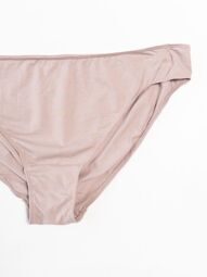 Трусы бикини хлопковые женские цвет бежевый размер EUR XL (rus 48-50) H&M