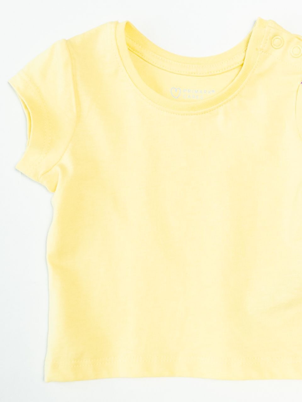 Футболка хлопковая для девочки цвет желтый   рост 62 см Primark
