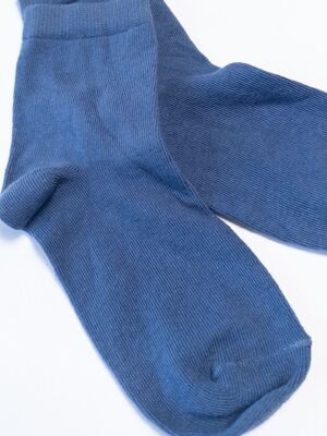Носки хлопковые цвет синий длина стопы 18-20 см размер обуви 29-31 H&M