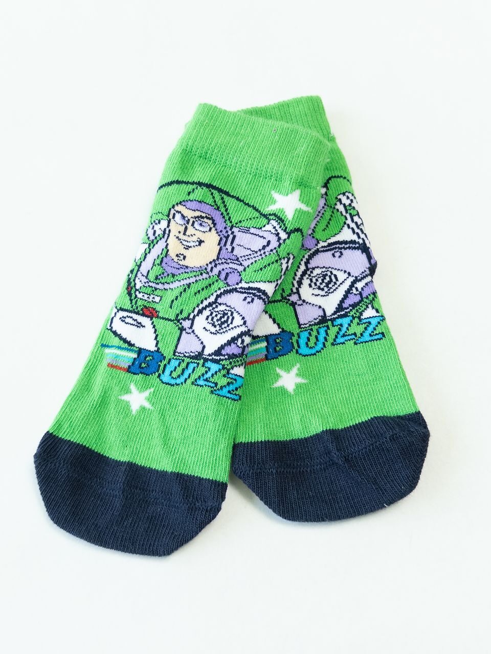 Носки хлопковые для мальчика цвет зеленый с принтом Buzz стопа 10-12 см возраст 6-12 месяцев George