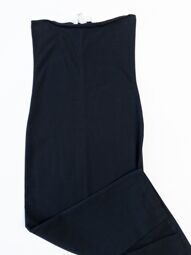 Платье бандо хлопковое женское с разрезом 18 см цвет черный размер XS rus (40-42) H&M
