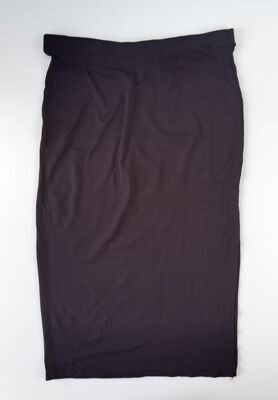 Юбка с разрезом XL (175) H&M черная