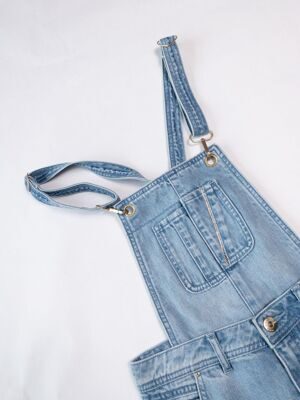 Комбинезон джинсовый с отстегивающимся верхом / джинсы цвет голубой размер EUR 27 (rus 44) ONLY