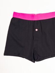 Трусы-шорты для мальчика хлопковые цвет черный/розовый на рост 128-135 см George
