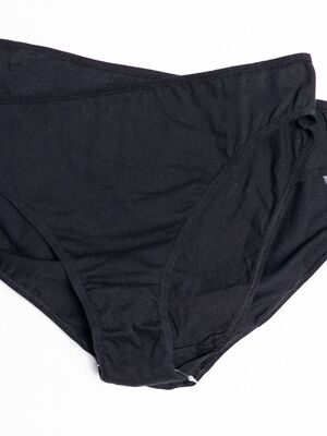 Трусы женские бикини комплект из 2 шт хлопковые цвет черный размер EUR 40/42 (rus 46-48) Primark