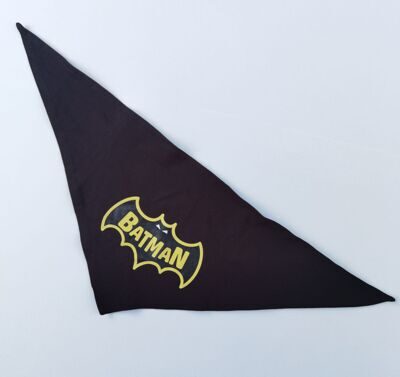 Нагрудник-шарф хлопковый для мальчика цвет серый принт batman Cool club