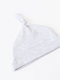 Шапка хлопковая для малышей с узелком цвет серый (на окружность головы 40-42 см) Primark