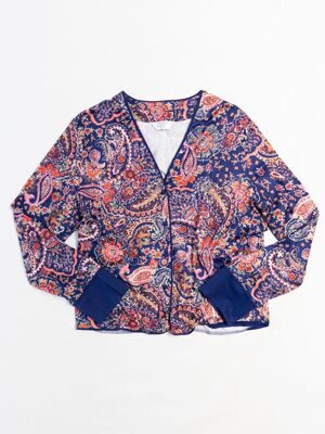 Рубашка домашняя женская цвет синий/узор размер EUR 38/40 (rus 44-46) Primark