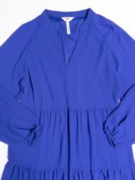 Платье легкое на подкладке рукав реглан цвет синий размер EUR S (rus 42) .OBJECT