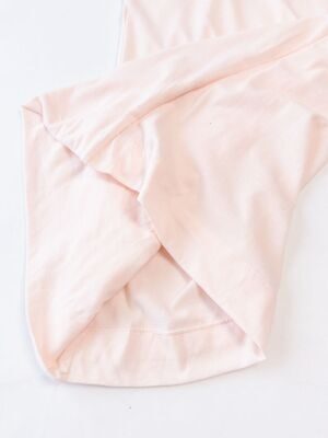 Наволочка трикотажная цвет светло-розовый размер 42х72 см Primark *дефект неровный крой бокового шва