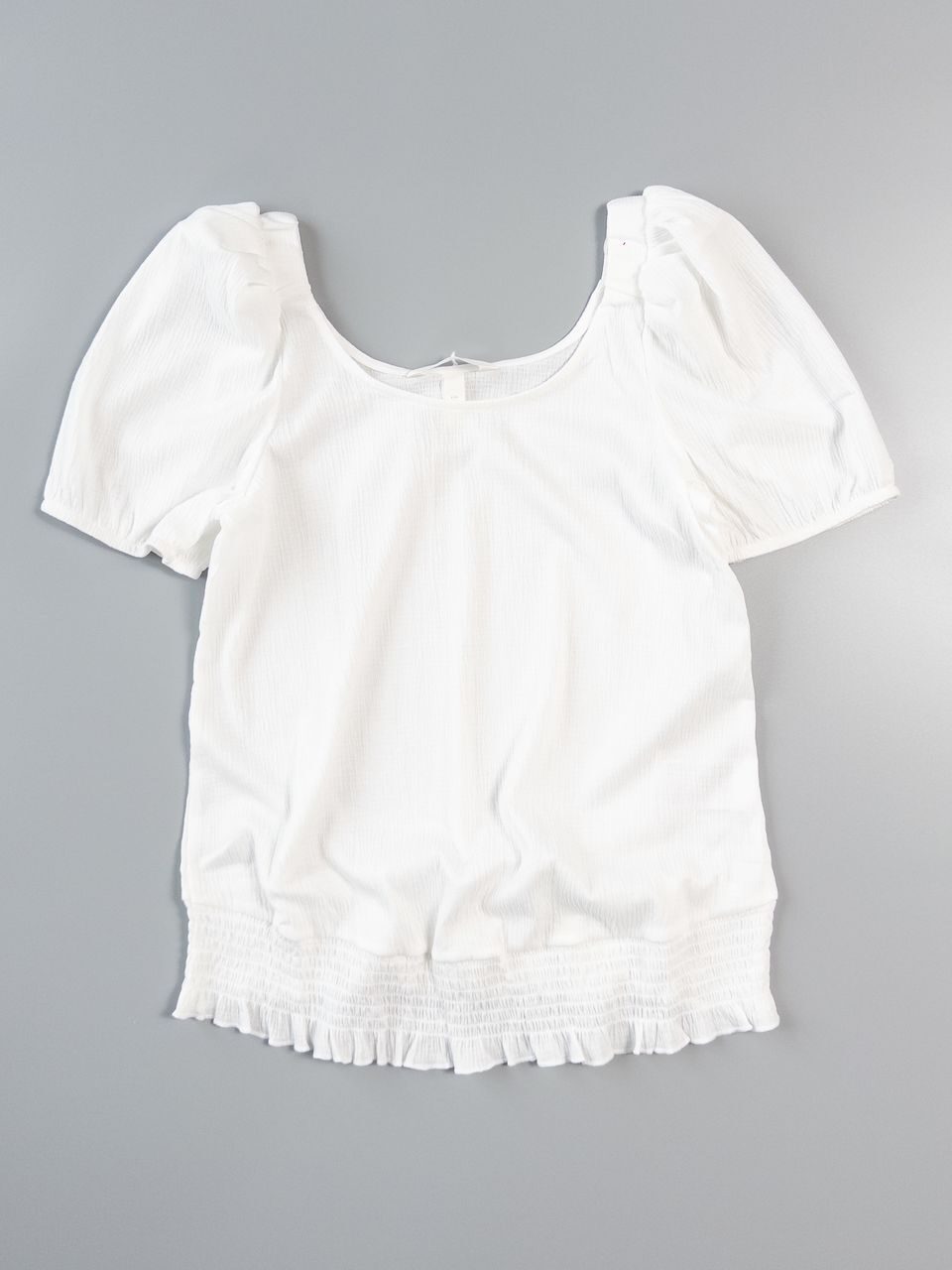 МАМА Блуза с пышными рукавами цвет белый размер EUR М (rus 44-46) H&M