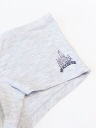 Трусы-шорты хлопковые для девочки цвет серый с принтом рост 170 см H&M