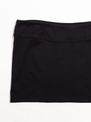 Мини-юбка вискоза 73% женская цвет черный размер EUR XL ( rus 54-56) H&M