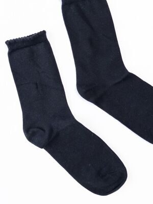 Носки хлопковые цвет черный длина стопы 22-24 см размер обуви 35-38 H&M