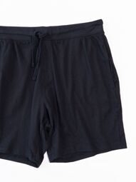 Шорты хлопковые с утягивающим шнурком в поясе/карманами цвет черный размер M Primark
