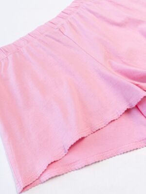 Шорты хлопковые цвет розовый для девочки на рост 134/140 см H&M
