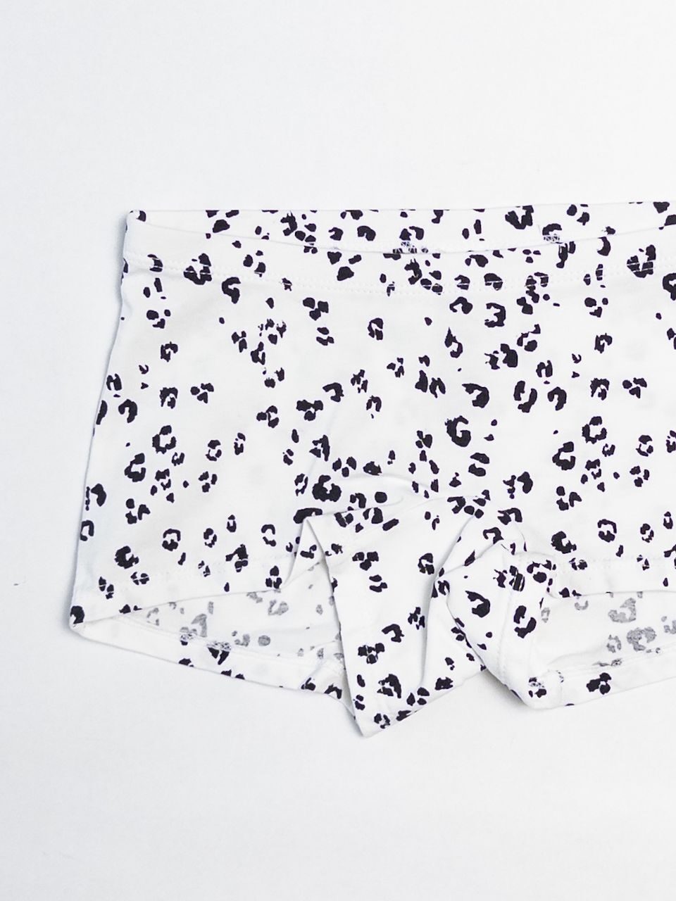Трусы-шорты хлопковые для девочки цвет белый принт леопард рост 134/140 см H&M