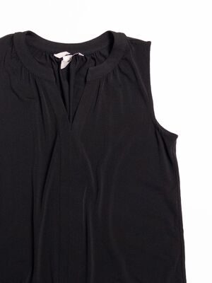 Блуза женская свободного кроя цвет черный размер EUR S ( rus 42-46) H&M