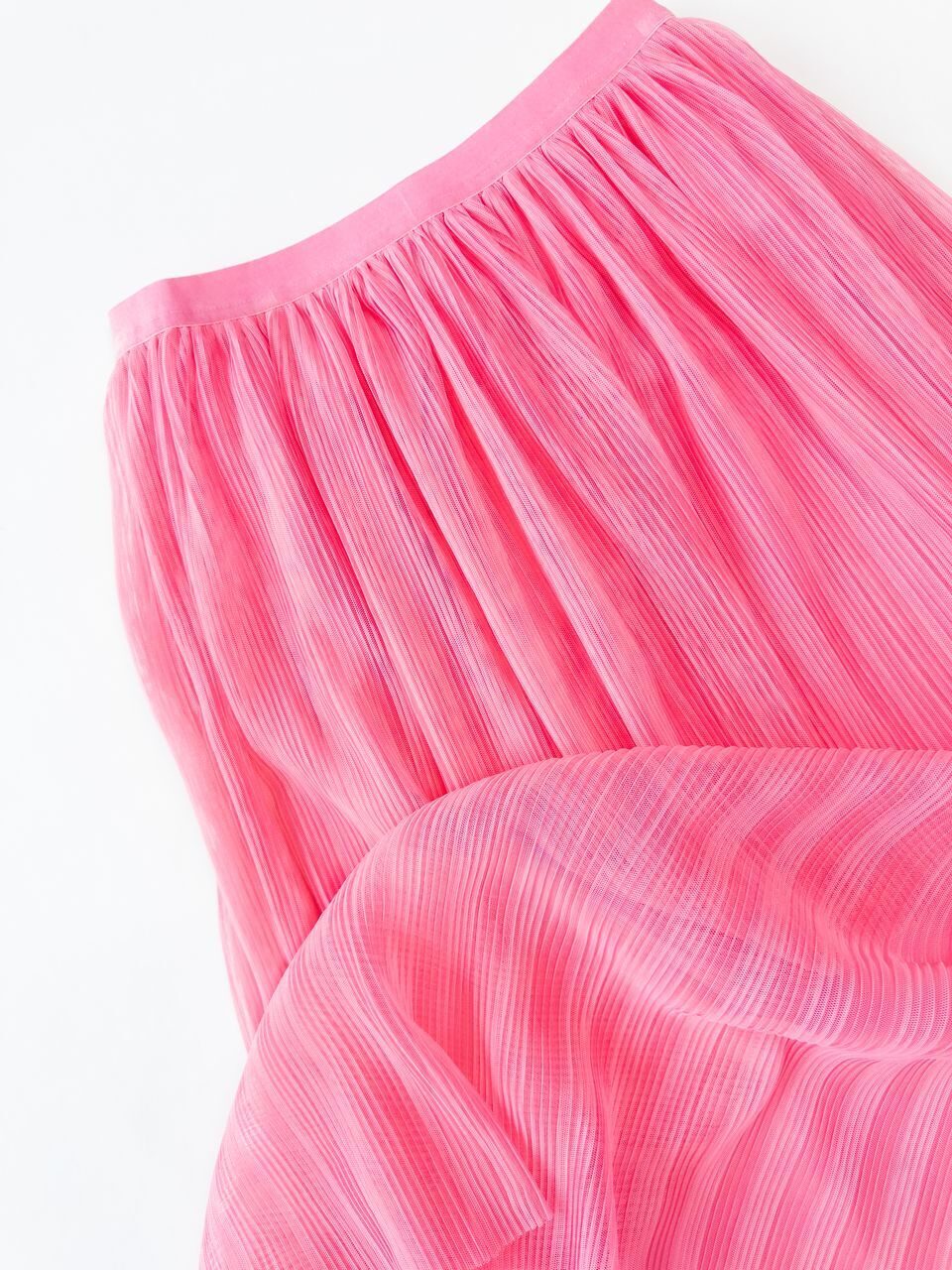 Юбка плиссированная на подкладке с бархатной резинкой цвет розовый рост 164 см (rus 38-40) RESERVED