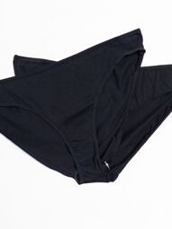 Трусы женские бикини комплект из 2 шт хлопковые цвет черный размер EUR 38/40 (rus 44-46) Primark