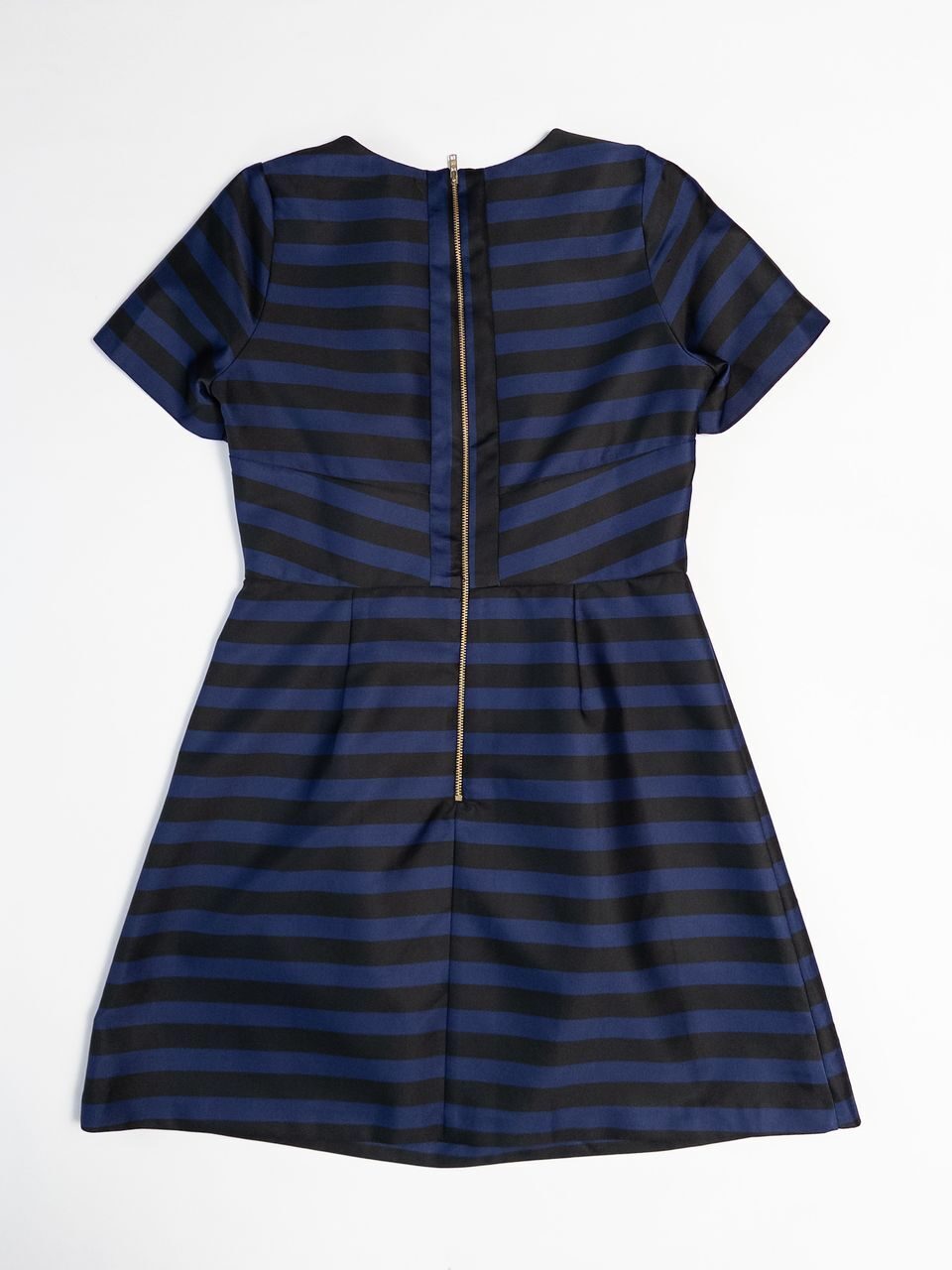 Платье из плотной ткани цвет синий /чёрный в полоску размер  UK 12 (rus 46) BY VERY