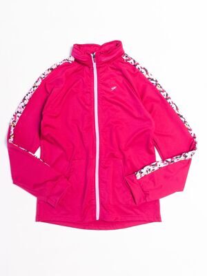 Толстовка спортивная для девочки со скрытым капюшоном, рукав реглан цвет розовый/узор рост 158 см Primark