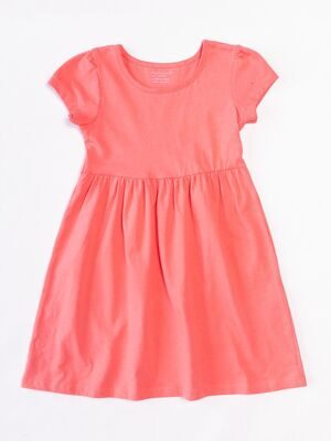 Платье хлопковое для девочки цвет алый рост 98 см Primark
