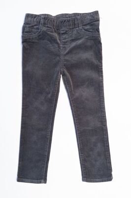 Джеггинсы штроксовые для девочки цвет темно-серый  на рост 104 см 3-4 года H&M (сэконд хэнд)