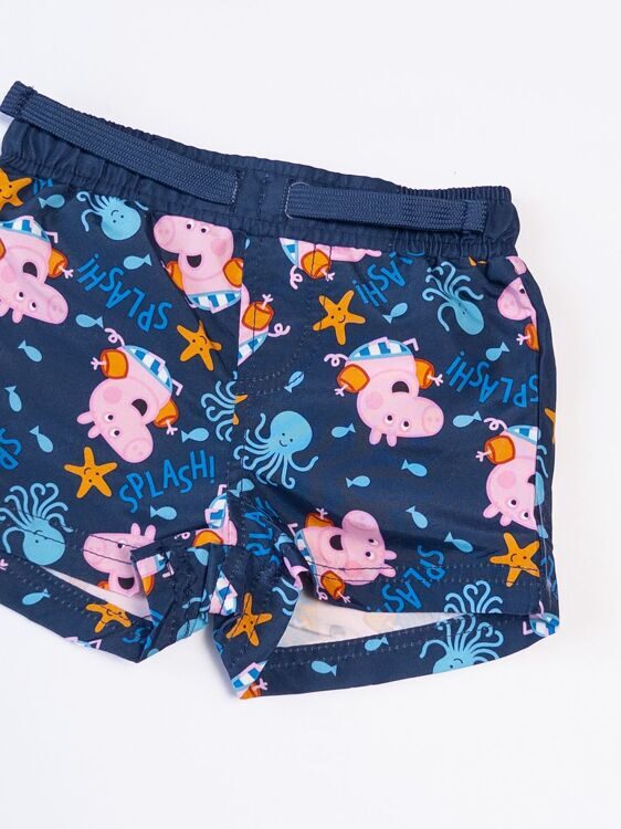 Шорты легкие синие принт Peppa Pig на рост 62 см Primark