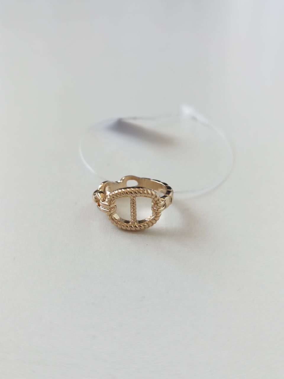 Кольцо женское d 16 мм цвет золотистый Numph