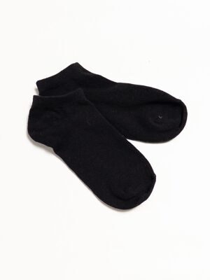 Носки хлопковые короткие цвет черный длина стопы 20-22 см (размер обуви 32-34 ) Primark