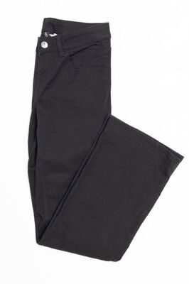 Джинсы женские клеш от колена цвет черный размер EUR 36 (rus 42) рост 160 см  H&M