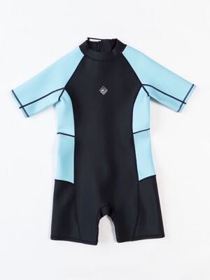Неопреновый детский гидрокостюм  для мальчика цвет черный/голубой на рост 140 см 9-10 лет Primark