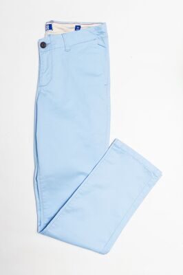 Брюки из твила slim fit для мальчика с утягивающей резинкой в поясе цвет голубой на рост 152 см 11-12 лет Jack&Jones