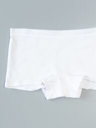 Трусы шорты хлопковые для девочки цвет белый рост 146/152 C&A